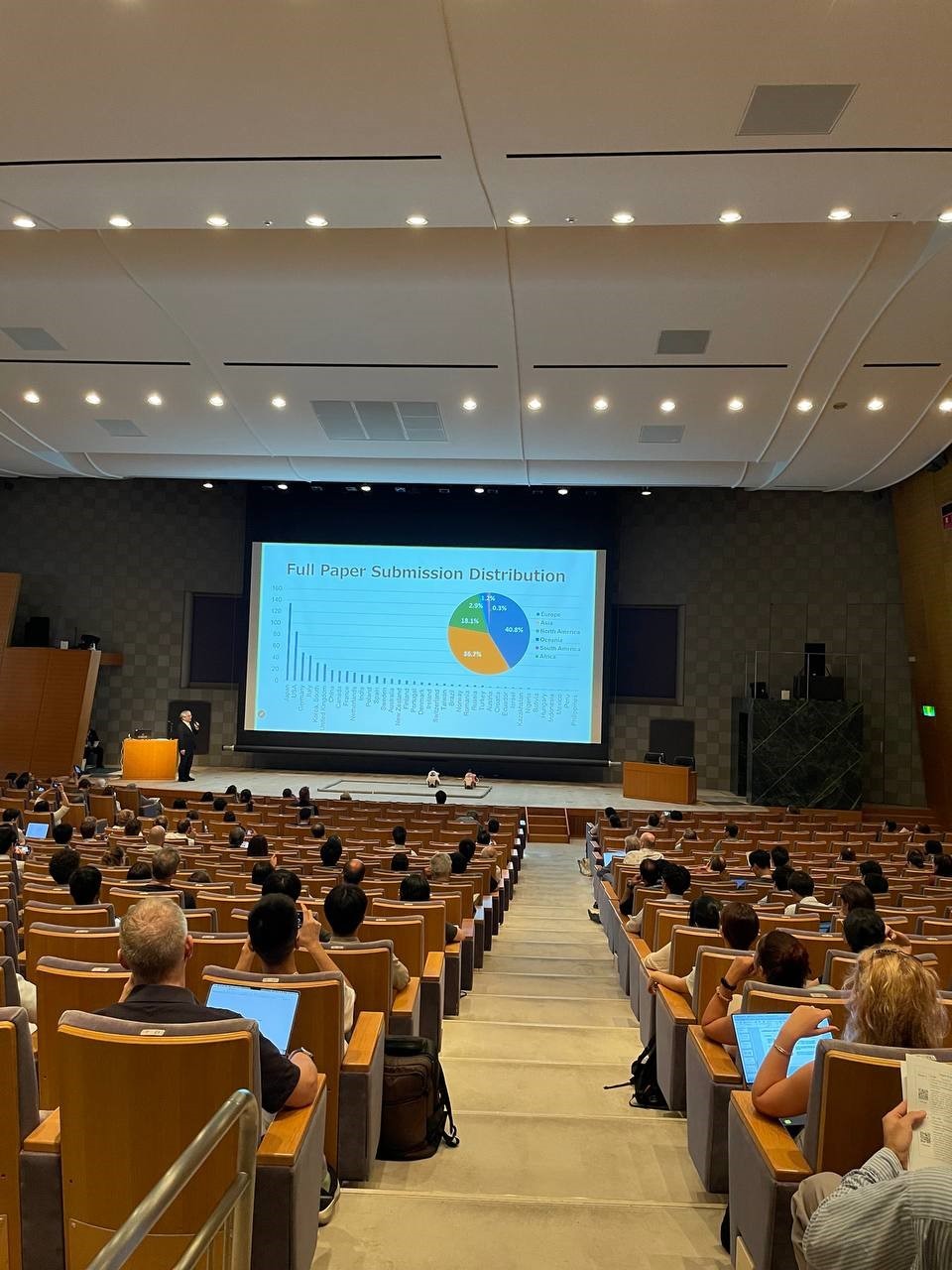 The RO-MAN 2026 main hall during the conference opening
